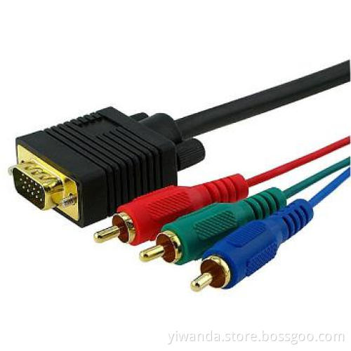 rca male to vga female cables